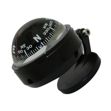 SANON Portable Car Compass, High Precision Car Dash Compass Outdoor
