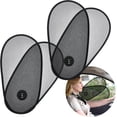 thumbnail image 1 of Adjustable Car Side Window Sun Visor | Foldable Sunshade with Suction Cup | Universal Fit for Vehicles | Blocks Sunlight & UV Rays | Tear-Resistant | White or Gray | 40x21cm | 1 Pack, 1 of 6