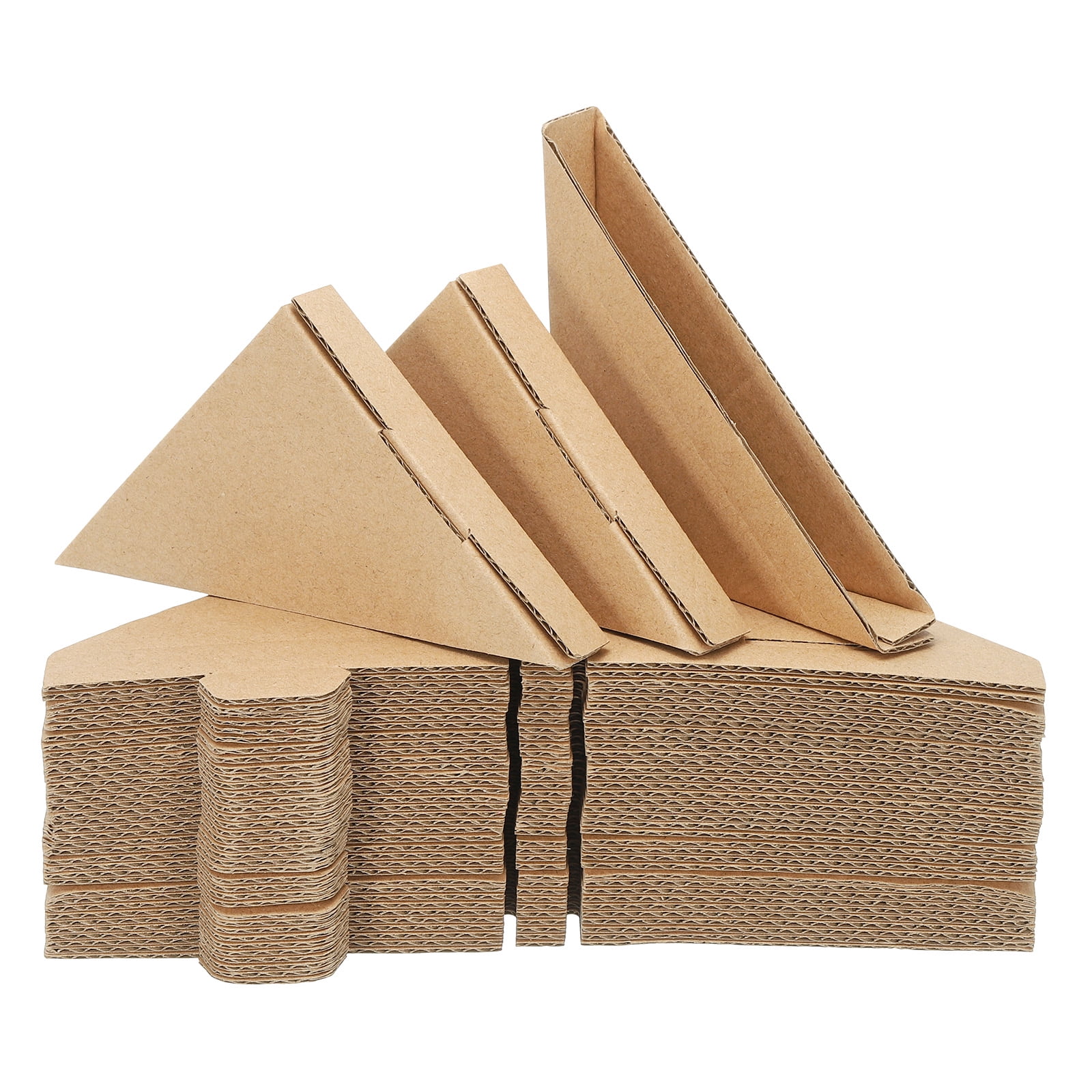 Adjustable Cardboard Corner Protector, Cardboard Edges Protector 2cm for Art, Packing, Shipping Supplies Pack of 60, Size: 3.5 x 3.5 x 0.8, Brown