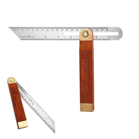 Adjustable Carpentry Square Bevel Gauge T Bevel Blade Ruler With ...