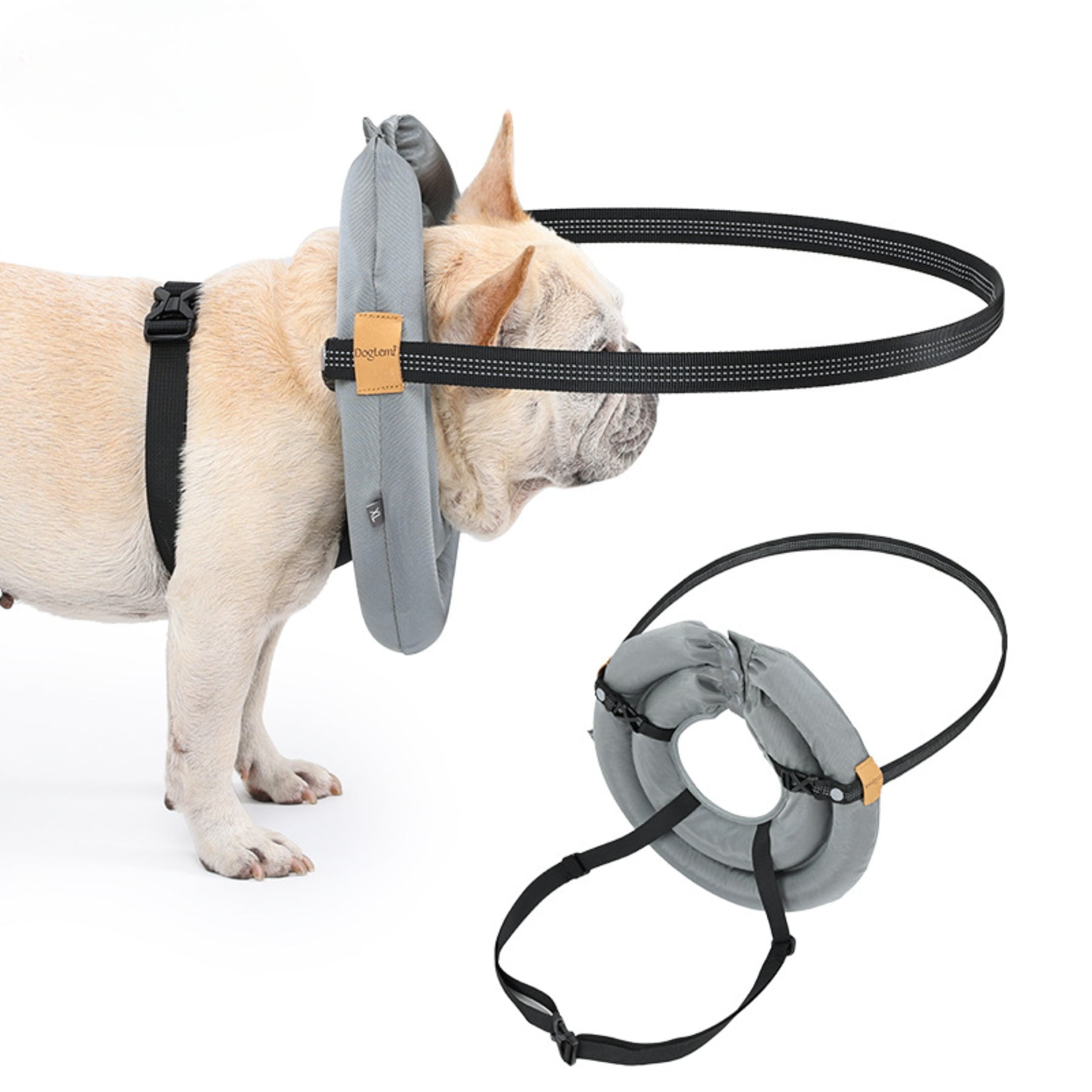 Adjustable Cat Collar Pet Recovery Cone Blind Dog Accessory Harness for Safe Travel and Coat Care