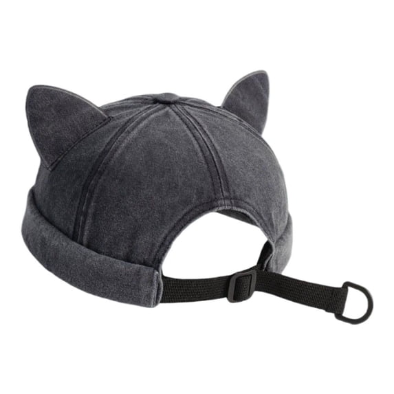 Adjustable Cat Ear Polyester Beanie Hat Unisex