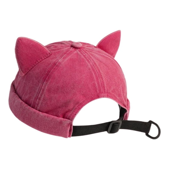 Adjustable Cat Ear Polyester Beanie Hat Unisex
