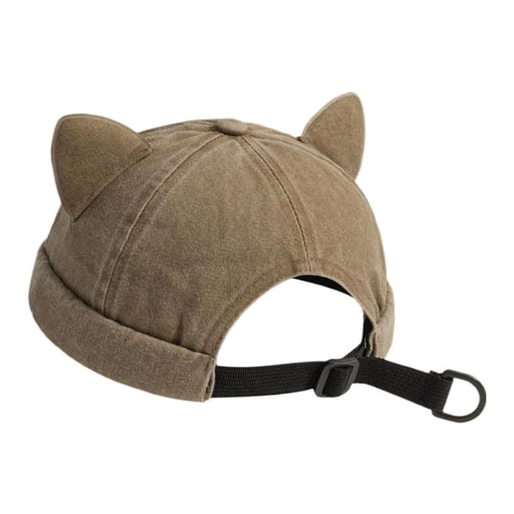Adjustable Cat Ear Polyester Beanie Hat Unisex