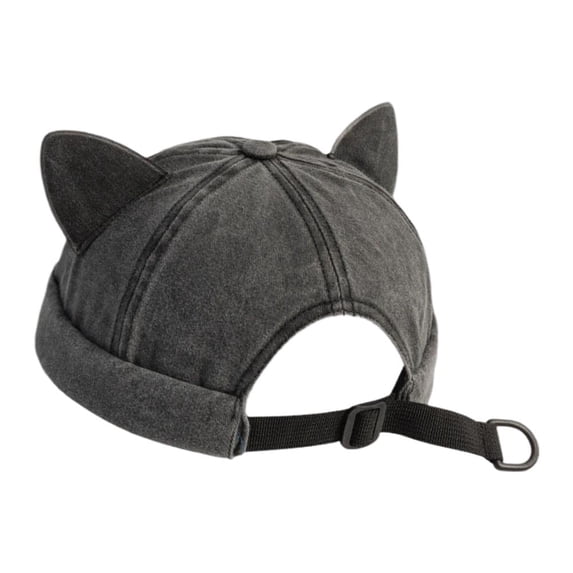 Adjustable Cat Ear Polyester Beanie Hat Unisex
