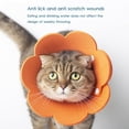 thumbnail image 1 of Adjustable Cat Recovery Collar Soft Cone for Cat’s Head Wound Healing Protective Cone After Surgery Sunflower Elizabethan Collars for Pets Kitten and Small Dogs, 1 of 3