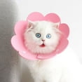 thumbnail image 1 of Adjustable Cat Recovery Collar Soft Cone for Cat’s Head Wound Healing Protective Cone After Surgery Sunflower Elizabethan Collars for Pets Kitten and Small Dogs, 1 of 3