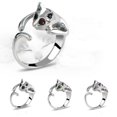 thumbnail image 1 of Adjustable Cat Ring: Unisex Metal Alloy Animal Ring with Simple Design, Electroplated Finish, and Adjustable Fit for Personalized Style, 1 of 3