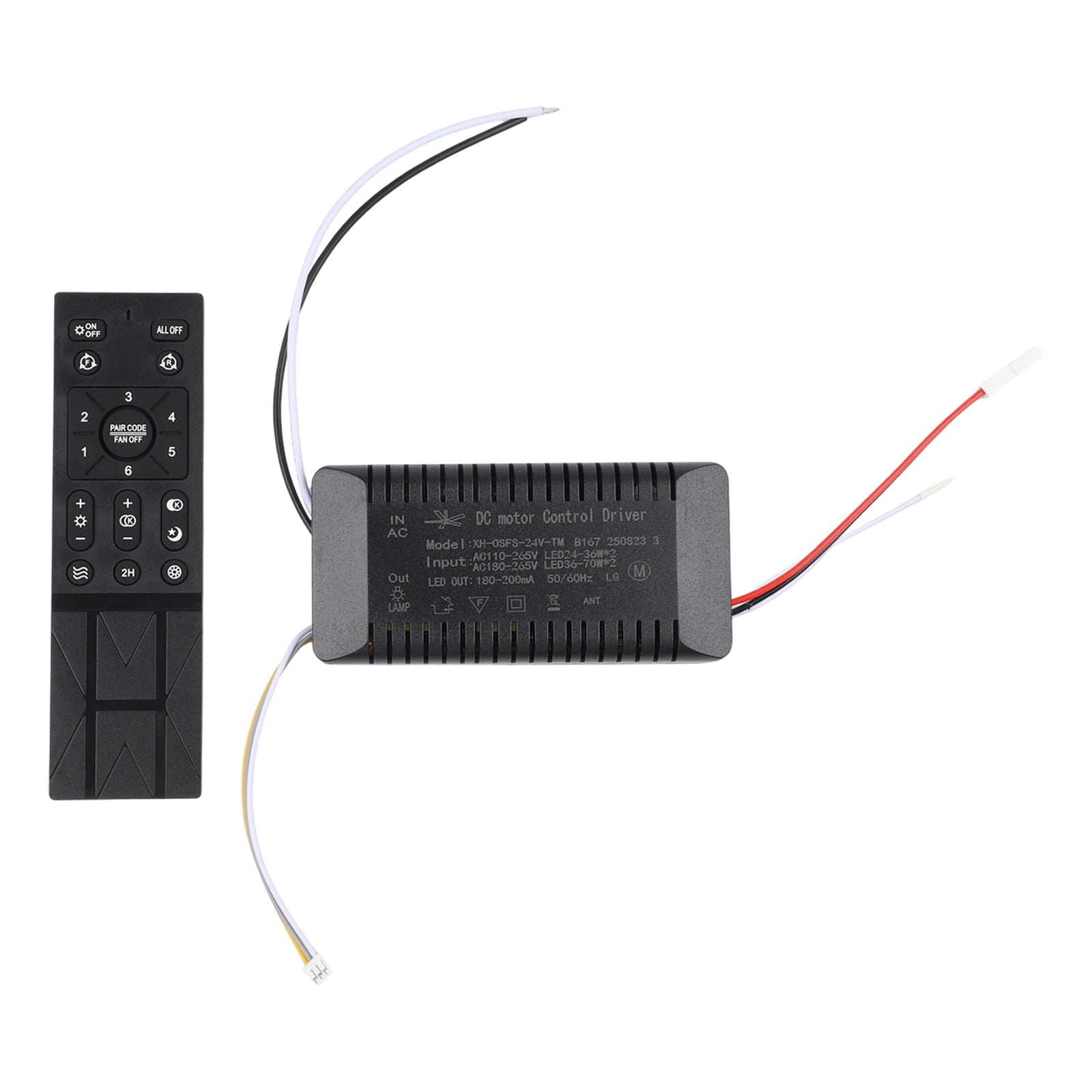 Adjustable Ceiling Fan Controller Battery Monitoring Fan Speed Control ...