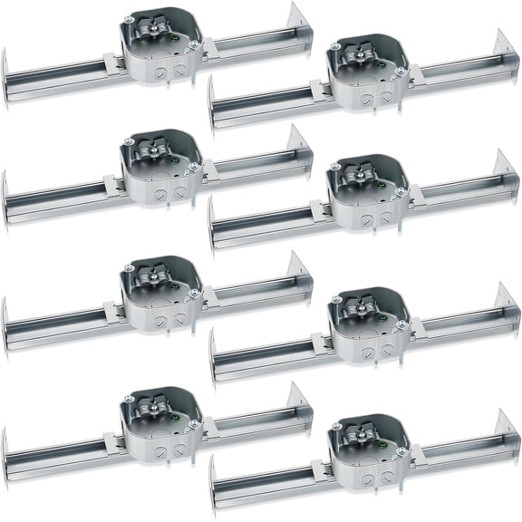 Adjustable Ceiling Fan Electrical Box Brace with Mounting Bracket, 6-Pack, 14.2 Inches Long