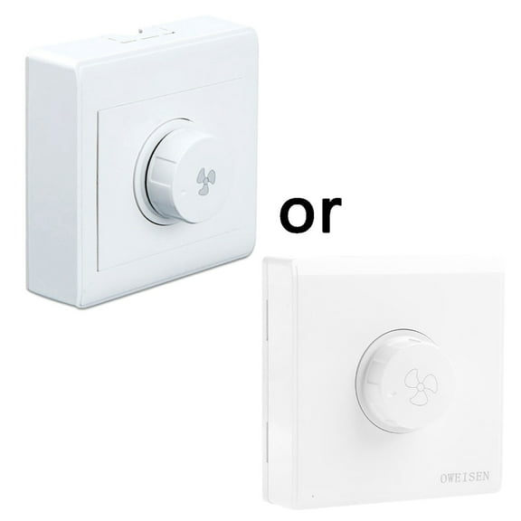 Adjustable Ceiling Fan Speed Control Switch Wall Button Dimmer Switch Knob