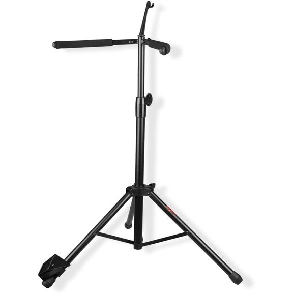 Adjustable Cello Stand with Bow Hook , Foldable Tripod Support