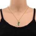 thumbnail image 1 of Adjustable Chain Necklace Rustproof Steel Pakistan Map Necklace Silver/Gold Color Choker Ornament Hip Hop Decoration, 1 of 9