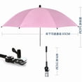 thumbnail image 1 of Adjustable Chair Umbrella with Clamp 360° Rotation UV Sun and Rain Protection for Beach and Outdoor Chairs, 1 of 1