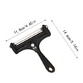 thumbnail image 1 of Adjustable Cheese Slicer, Handheld Stainless Steel Cheese Cutter for Hard Cheese, Butter & Vegetables, Heavy-Duty Kitchen Tool for Even Slices, 1 of 6