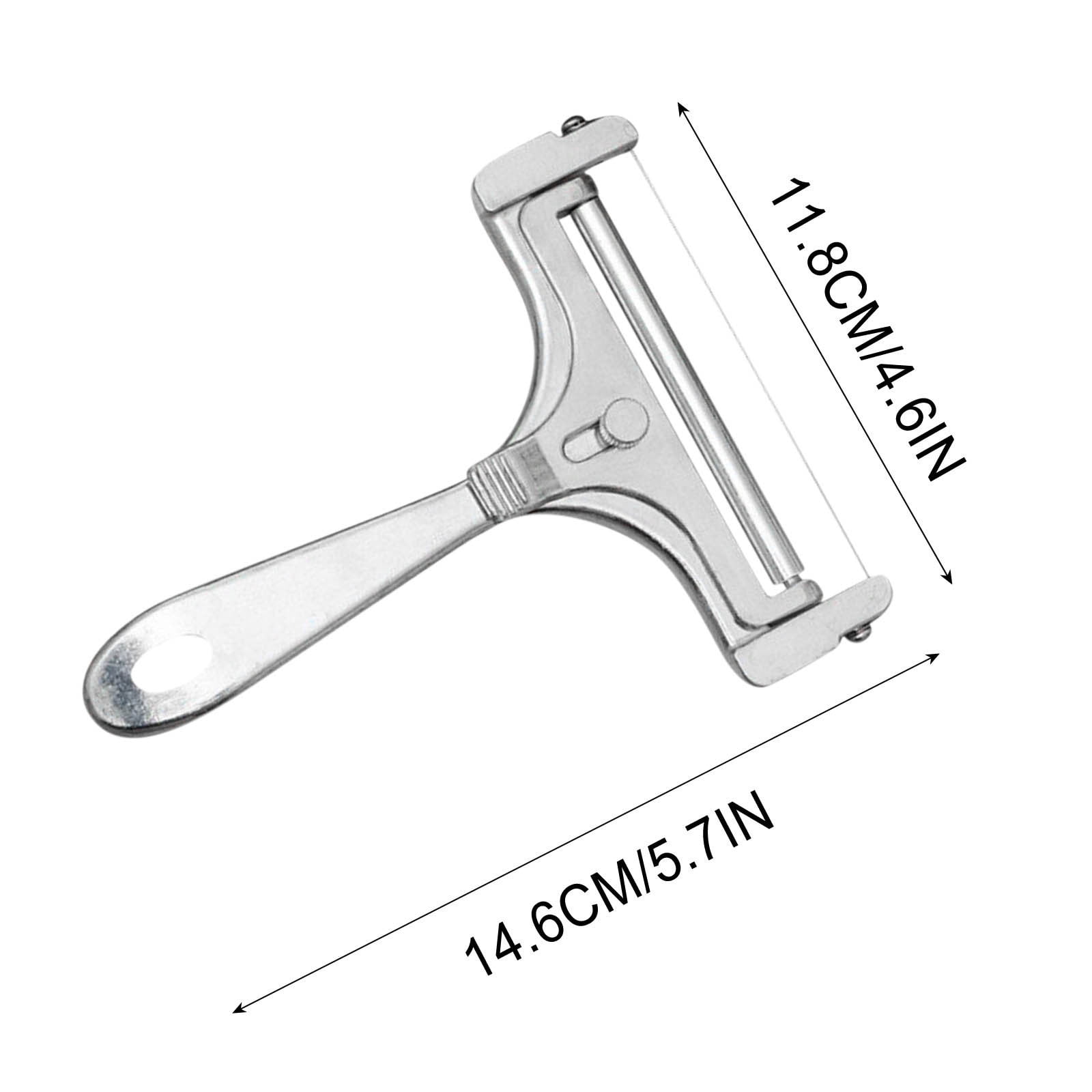 Adjustable Cheese Slicer with Thickness Control Manual Cheese Chipper ...