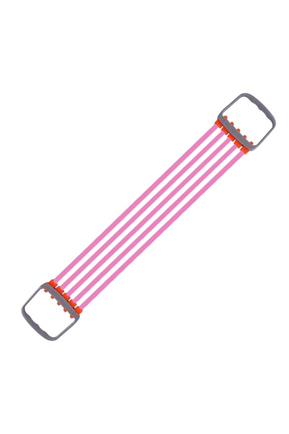 Adjustable Chest Expander with Removable Resistance Tubes for Home Gym Upper Body Strength Training