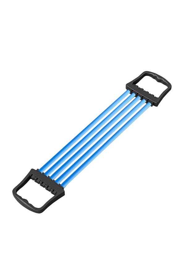Adjustable Chest Expander with Removable Tubes for Upper Body Strength Training and Home Gym Fitness