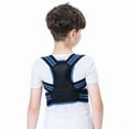 thumbnail image 1 of Adjustable Children Posture Corrector Back Support Belt Kid Boy Girl Orthopedic Corset Spine Back Lumbar Shoulder Braces Health (Blue,M), 1 of 7
