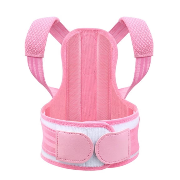 Adjustable Children's Back Belt for Spine and Shoulder Orthopedic Support with Yoga Straps and Stretch Band for Posture Correction