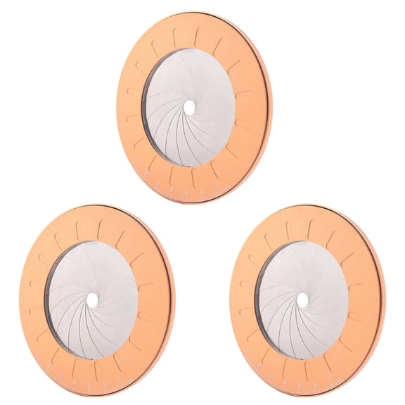 Adjustable Circle Drawing Ruler Tool, Professional Round Circle Drawing Tool, Measuring Ruler (3Pcs)