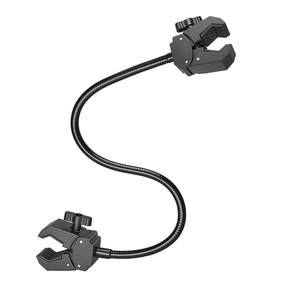 Adjustable Clamp Holder Flexible Arm for Photography Mounting Action Cameras on Bikes Motorcycles and Studio Stands