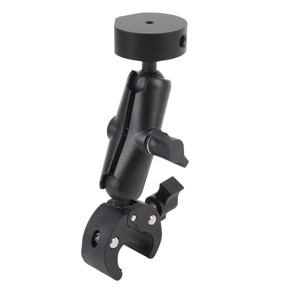 Adjustable Clamp Mount Bracket for Starlink Mini Aluminum Alloy ABS Heavy Duty Secure Dish Antenna Pole Clamping Adapter for RV Yacht Marine Yacht Rail Guard (10 inches / 25.4 cm)