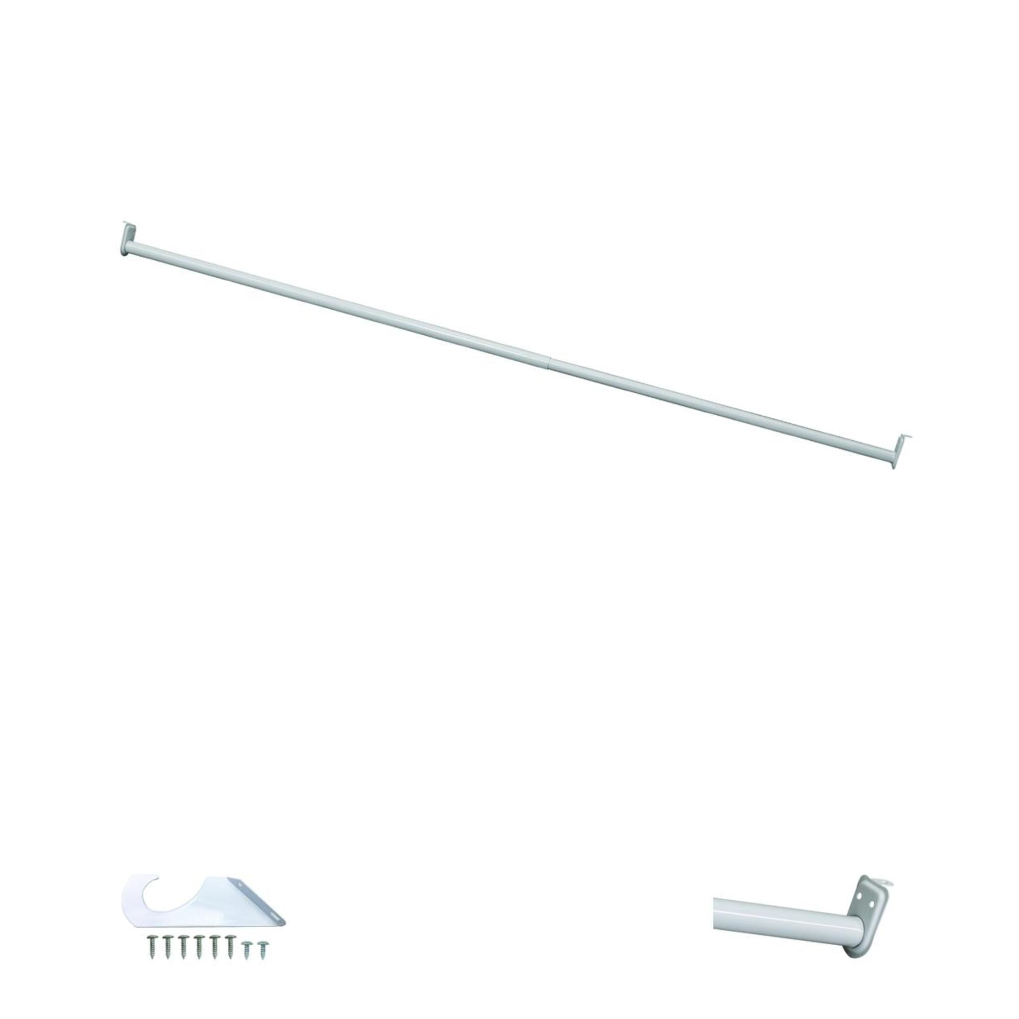 Design House Heavy-Duty Steel Adjustable Wall Mount Closet Rod