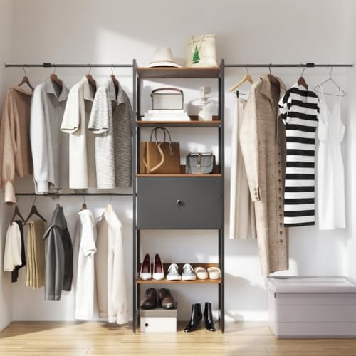 Adjustable Clothes Hanger, 108 Inches Closet System, Walk In Closet ...