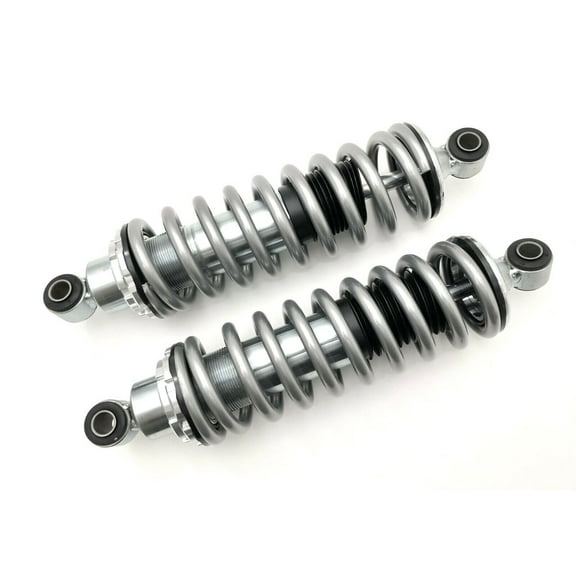 Adjustable Coilover Suspension Kit with 250lbs Spring Rate, Silver Coating - Compatible with Street Rods & Custom Cars | High Carbon Steel Construction