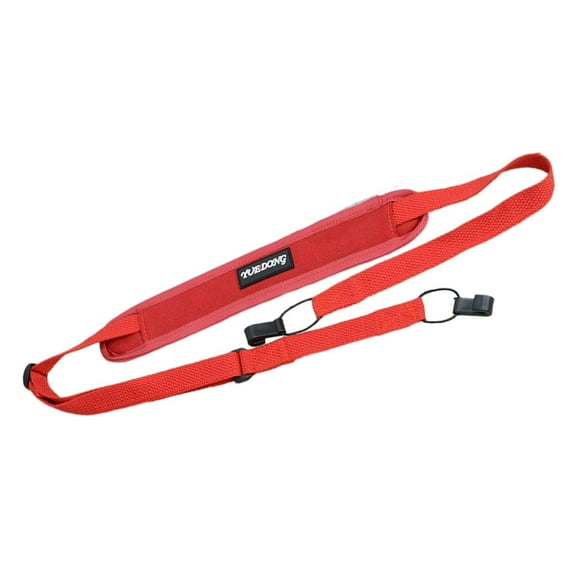 Adjustable Colored Ukulele Strap with two hooks Parts Red, 90cm