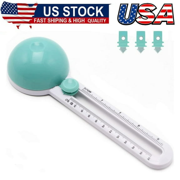 Adjustable Compass Circle Cutter for Paper Circular Cutting Tool for Cardstocks