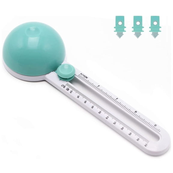 Adjustable Compass Circle Cutter with 3blades for Paper Circular Cutting Tool
