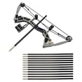 thumbnail image 1 of Adjustable Compound Bow Set for Adults, 30-70lbs Draw Weight & Length, Aluminum Alloy Archery Kit with 5 Arrows, Target Practice Outdoor Shooting Sports, 1 of 5