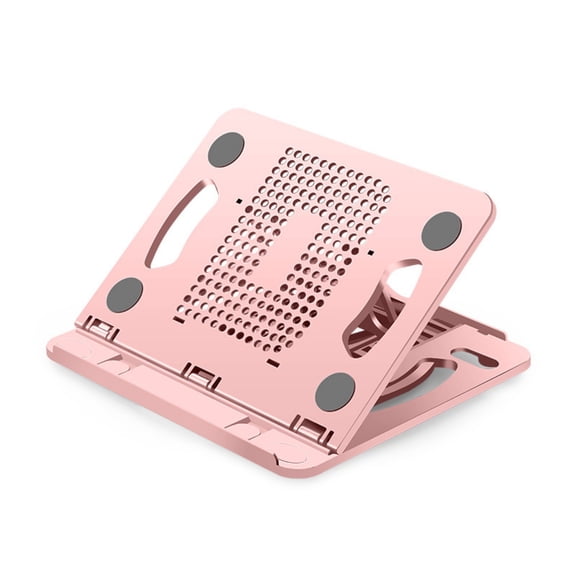 Adjustable Computer Stand Foldable Laptop Bracket Ergonomic for Desk Computer Stand with 360 Degree Rotating Base