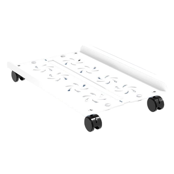 Adjustable Computer Tower Stand Mobile CPU Stand with 4 Rolling Caster Wheel Under Desk CPU Holder Floor Risers