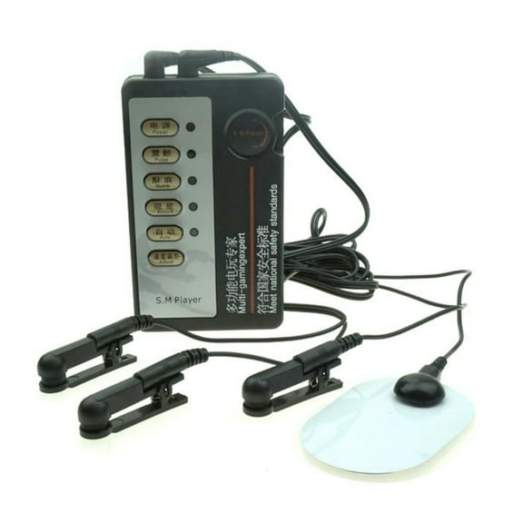 Adjustable Conductive Ring Black Clips Massage Body Massager Kit for Beginner