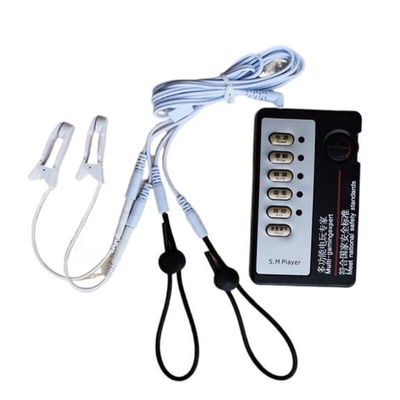 Adjustable Conductive Ring Clips Massage Body Massager Kit for Beginner