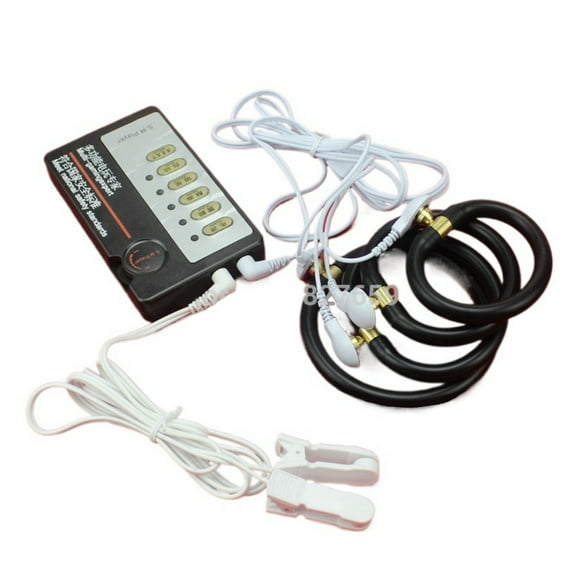 Adjustable Conductive Ring Clips Massage Body Massager Kit for Beginners Starter