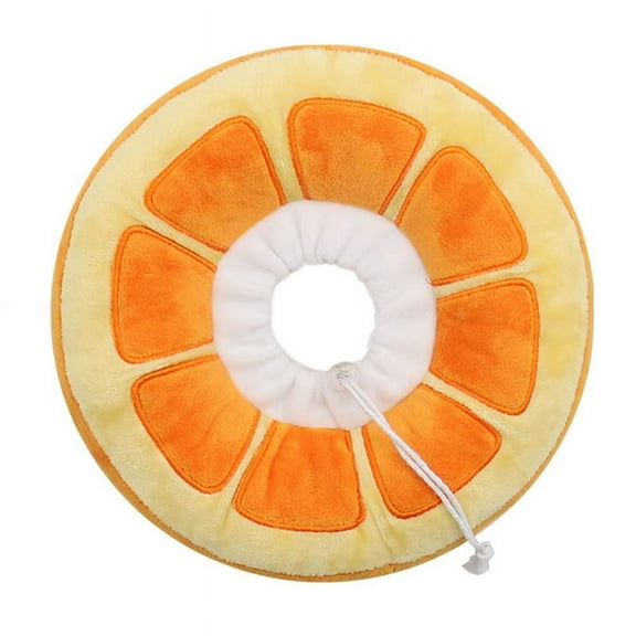 Adjustable Cone Collar Soft, Cute Cats Recovery Collar, Cats Cones After Surgery for Kittens Orange