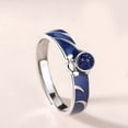 thumbnail image 1 of Adjustable Copper Astronaut and Planet Couple Rings, Unique Matching Design, Gift for Him and Her, 1 of 5
