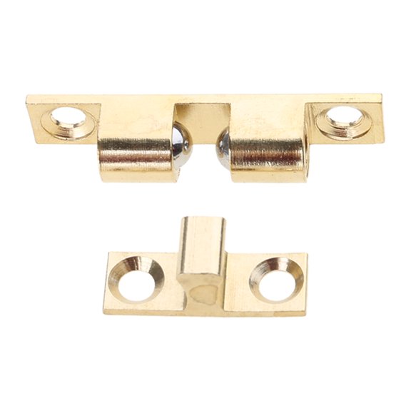 Adjustable Copper Double Spring Ball-Touching Buckle Furniture Latch- for Cabinet Bathroom Cupboards- Wardrobes