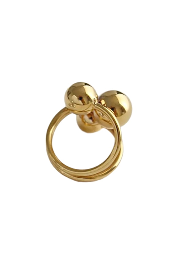 Adjustable Copper Irregular Planet Rings Unique Celestials Designs Trendy Jewelry for Women