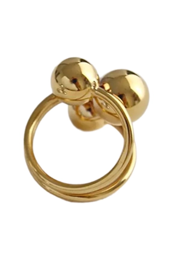 Adjustable Copper Irregular Planet Rings Unique Celestials Designs Trendy Jewelry for Women