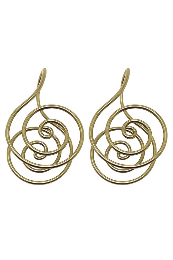 Adjustable Copper Palms Spirals Hand Rings Jewelry Gift for Yoga Lovers Comfortable Daily Use Jewelry