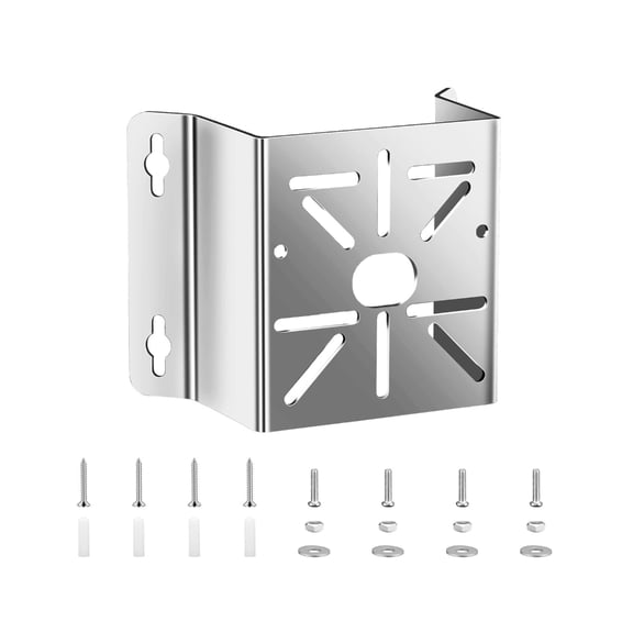 Adjustable Corner Mounting Bracket for Security Cameras Stainless Steel Material for Wide View Coverage and Easy Installation