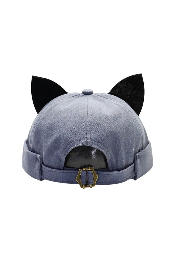 Adjustable Cotton Brimless Docker Hat, Foldable Portable Reversible Sports Cap, Elastic Comfortable All Season Casual Headwear for Daily Outdoor Leisure Street Wearing