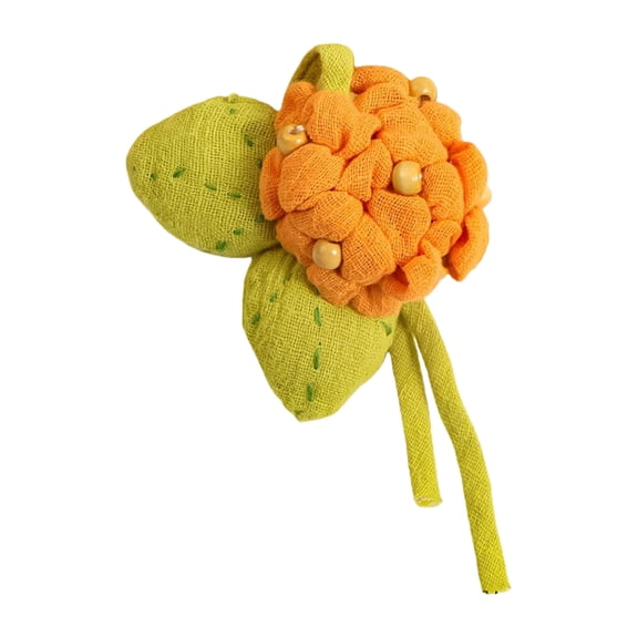 Adjustable Cotton Linen Hydrangea Pin Rustproof Alloy Clasp Accessory Perfect For Weddings And Gatherings