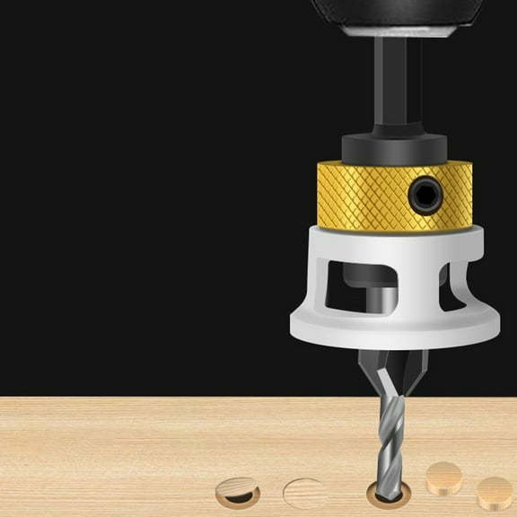 Adjustable Countersink Drill Bits with Depth Stop Hex Shank for Woodworking 2.8×8Mm