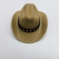 thumbnail image 1 of Adjustable Cowboy Hat With Star Accent Band For Small Dogs And Cats, Cowboy - Inspired Western - Style Pet Hat For Puppy And Kitten With Custom Adjustable Fit, Perfect For Pet, 1 of 7